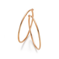 Creolen mit Bügel-Mechanik, poliert