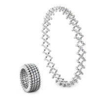 Serafino Multi-Size Ring und Armreif