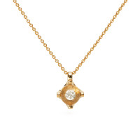 Anhänger Glasklar mit Halskette