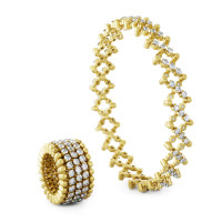 Serafino Multi-Size Ring und Armreif