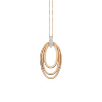 Dune Chic Pavé Anhänger mit Halskette