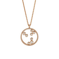 Bubble Anhänger mit Kette