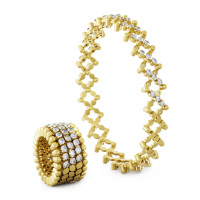Serafino Multi-Size Ring und Armreif