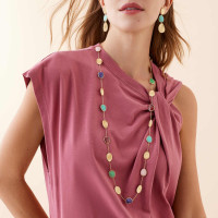 Lunaria Color Halskette