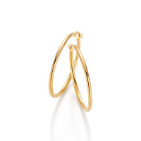 Creolen mit Bügel-Mechanik, poliert