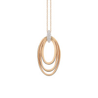 Dune Chic Pavé Anhänger mit Halskette
