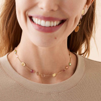 Lunaria Color Halskette