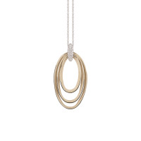Dune Chic Pavé Anhänger mit Halskette