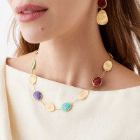 Lunaria Color Halskette