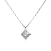 Anhänger Glasklar mit Halskette