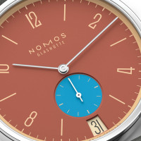 Tangente 38 Datum Ziegelblau 