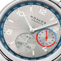 Club Sport Neomatik Weltzeit silber