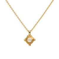 Anhänger Glasklar mit Halskette