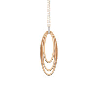 Dune Chic Pavé Anhänger mit Halskette