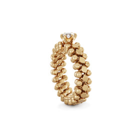 Serafino Consoli Brevetto Solitaire Multi-Size Ring RMS SL WD 030 3N2 RG