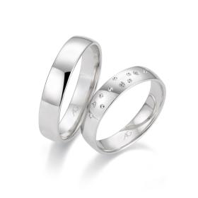 August Gerstner Trauring Exclusiv-Kollektion 4/28663/4,5-28663/4,5