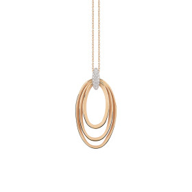 Annamaria Cammilli Dune Chic Pavé Anhänger mit Halskette GPE3671PAVJ