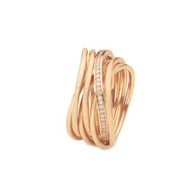 Schmuckwerk Saturn Ring SR575-WE-RG