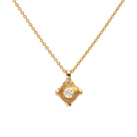 Schmuckwerk Anhänger Glasklar mit Halskette CH177-RG