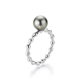Jörg Heinz Flooow Perle Dark Moon Ring R7008.0-54 750 1 50200