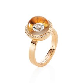 Schmuckwerk Ring Glasklar DR606-RG-GK