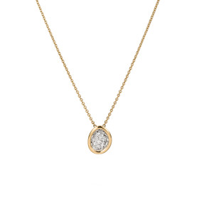 Schmuckwerk Kristal Anhänger mit Halskette XH116-GG