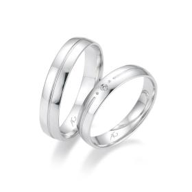 August Gerstner Trauring Exclusiv-Kollektion 4/28665/4-28665/4,5