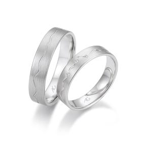 August Gerstner Trauring Exclusiv-Kollektion 4/28664/4,5-28664/5