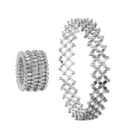 Serafino Consoli Serafino Multi-Size-Ring und Armband S.RB 7F2 WG WD
