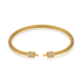 Jörg Heinz Classics Flex & Mesh Armband Pavé HS06.A-3.0 750 2 00124 16