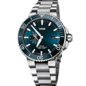 ORIS Aquis Small Second, Date 01 743 7733 4155-07 8 24 05PEB