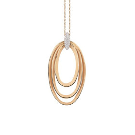 Cammilli Dune Chic Pavé Anhänger mit Halskette GPE3673PAVJ