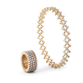 Serafino Consoli Serafino Multi-Size Ring und Armband S.RB 5F2 RG WD