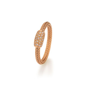 Jörg Heinz Mesh Ring Pavé HSR1.1-2.5 750 4 00130 54
