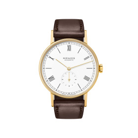 NOMOS Glashütte Ludwig Gold Emailleweiß Doré 216