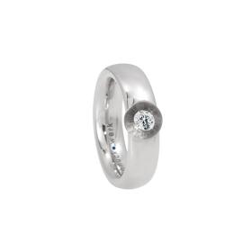 Schmuckwerk Glasklar Ring DR757-WG-WG