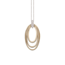 Cammilli Dune Chic Pavé Anhänger mit Halskette GPE3671PAVN