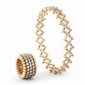 Serafino Consoli Serafino Multi-Size Ring und Armband S.RB 5M4 RG WD