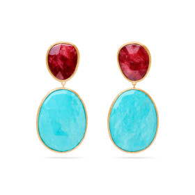 Marco Bicego Lunaria Color Ohrringe OB1404 TULTUM Y