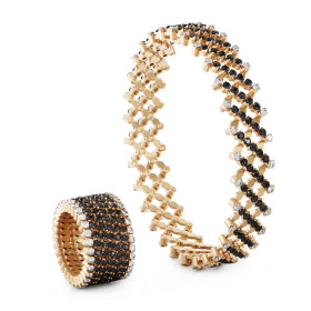 Serafino Consoli Serafino Multi-Size Ring und Armreif S.RB 7F2 RG WD BD
