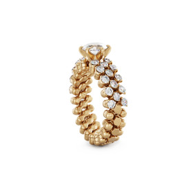 Serafino Consoli Brevetto Solitaire Multi-Size Ring RMS SL WD 075 3H2 RG WD