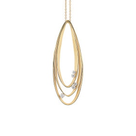 Cammilli Velaa Star Anhänger mit Halskette GPE3082U