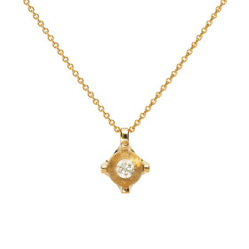 Schmuckwerk Anhänger Glasklar mit Halskette CH177-GG