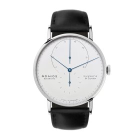 NOMOS Glashütte Lambda Weißgold mit gebläuten Zeigern 933