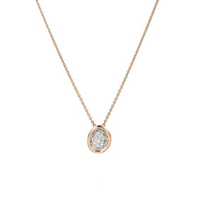 Schmuckwerk Kristal Anhänger mit Halskette XH116-RG