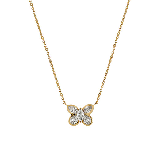 H. Krieger - Butterfly Anhänger mit Kette