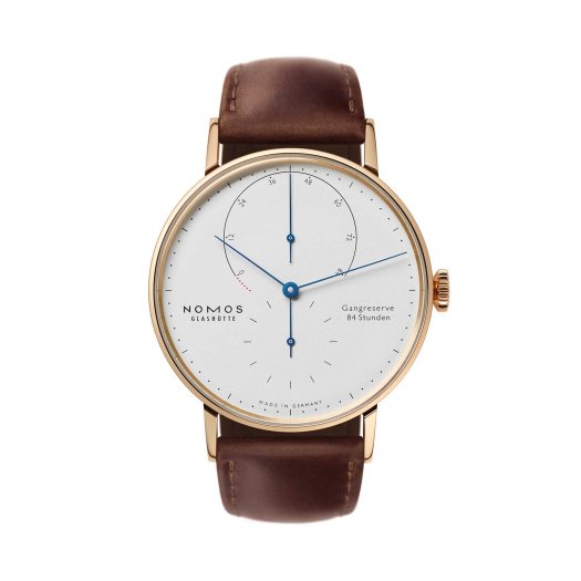 NOMOS Glashütte - Lambda 39 Roségold mit gebläuten Zeigern